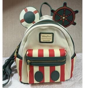 LOUNGEFLY JUNGLE CRUISE KIDS MINI BACKPACK BAG MICKEY MOUSE MAIN ATTRACTION